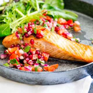 Pomegranate Salmon