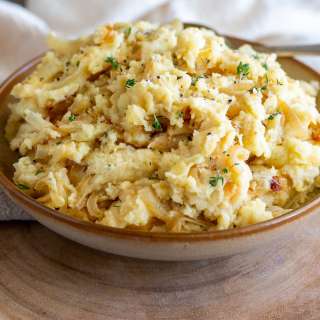 Caramelized Onion Mashed Potatoes