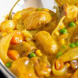 Curried Sausages