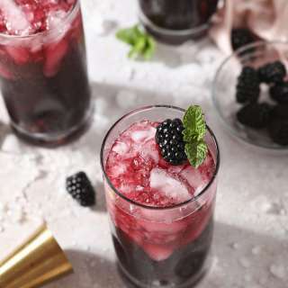 Blackberry Red Wine Spritzer