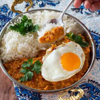 Mirza Ghasemi Persian Smoked Eggplants and Tomatoes