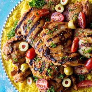 Harissa chicken with Couscous