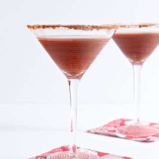 Vanilla Hot Chocolate Martini