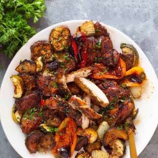 Sheet Pan Honey Balsamic Chicken