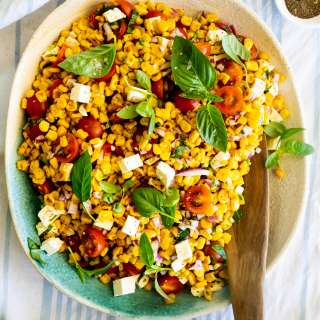 Easy Summer jalapeño corn salad