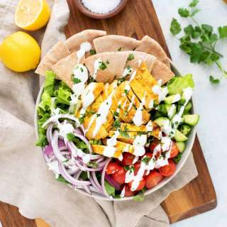 Easy Chicken Shawarma Salad