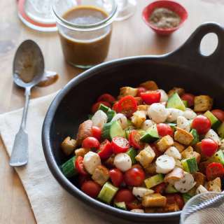 Simple Panzanella Salad