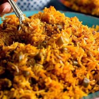 Lubia Polo Recipe (Persian Green Bean Rice)
