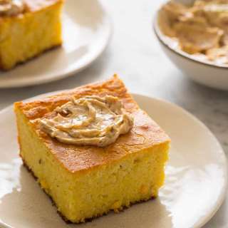 Buttermilk Cornbread with Bacon, Chili and Lime Butter