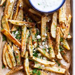 Greek Oven Baked Fries