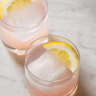Red Grapefruit and Rum Spritzers