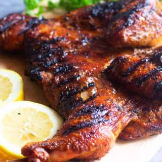Grilled Spatchcock Chicken