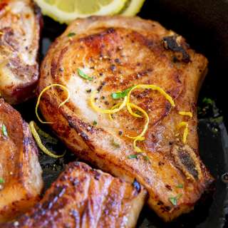 Lemon Pepper Pork Chops