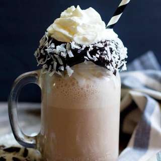 Coconut Milkshake with Chocolate