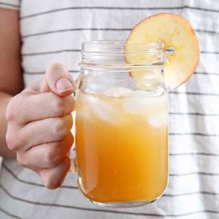 Sparkling Bourbon Pumpkin Apple Cider Punch