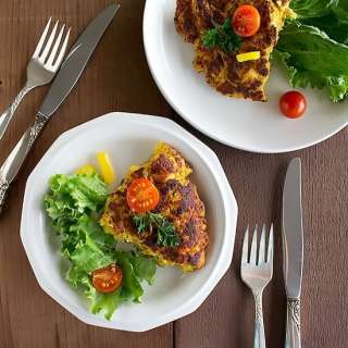 Maman's Chicken Frittata -Kookooye Morgh