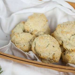 Quick Rosemary Drop Biscuits