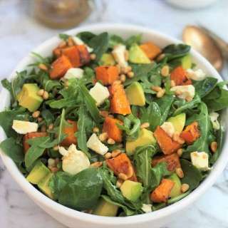 Pumpkin Avocado Feta Salad