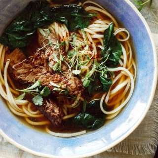 Ginger-Garlic Beef Noodle Soup