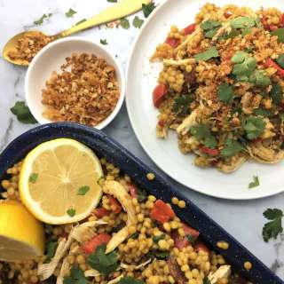 Spanish Chicken with Chorizo & Giant Couscous