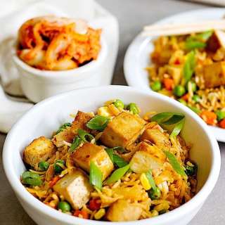 Tofu Kimchi Fried Rice