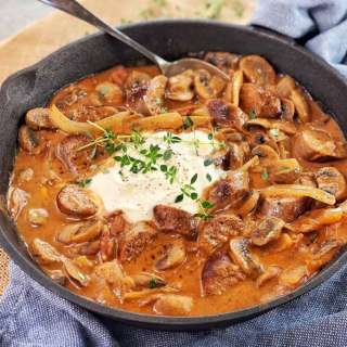 Sausage Stroganoff - An Easy Weeknight Dinner