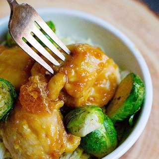 4-ingredient Baked Honey Mustard Chicken