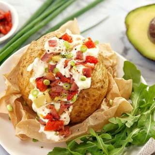 Kumpir - Turkish Style Baked Potatoes