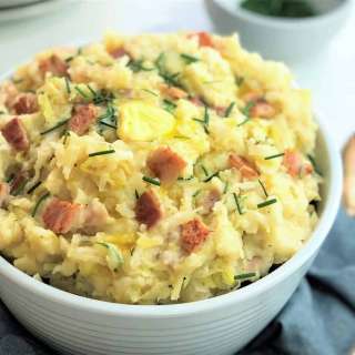 Colcannon Mashed Potatoes (Cabbage & Potatoes)