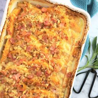Crunchy Pumpkin Gratin with Bacon