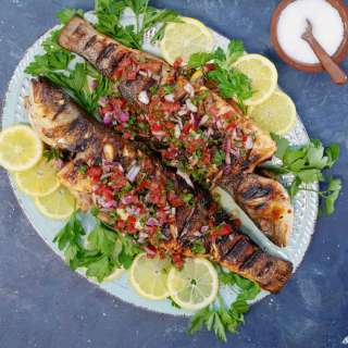 Mediterranean Grilled Branzino Recipe