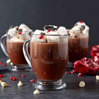 Pomegranate White Hot Chocolate