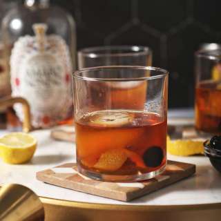 Busted Pipe (Bourbon Amaro Cocktail)