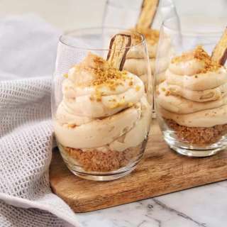 Caramilk Cheesecake Cups