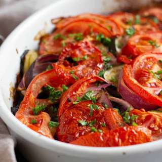 Briam Greek Roasted Vegetables