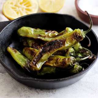 Blistered Shishito Peppers Recipe (5 minutes!)