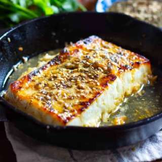 Baked Feta Recipe with Honey And Zaatar