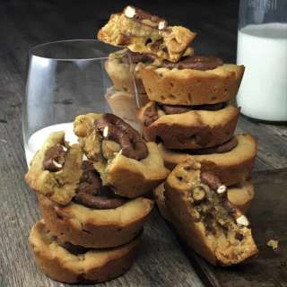 Chubby Hubby Cookies (made in muffin tin)