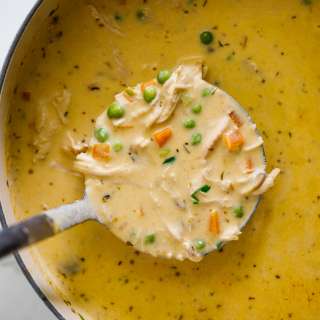 Chicken pot pie soup