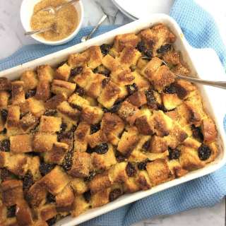 Rum Raisin Bread Pudding