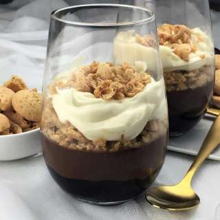 Chocolate Cherry Ganache Parfaits