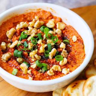 Muhammara Recipe (Syrian Red Pepper Dip)