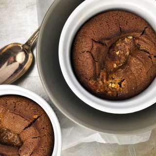 Choc Nut Caramel Lava Puddings