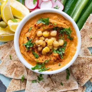 Roasted Red Pepper Hummus Recipe