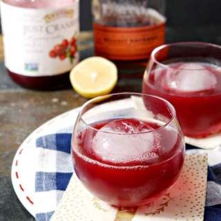 The Blizzard (Cranberry Bourbon Cocktail)