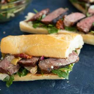 Mediterranean Grilled Steak Sandwich