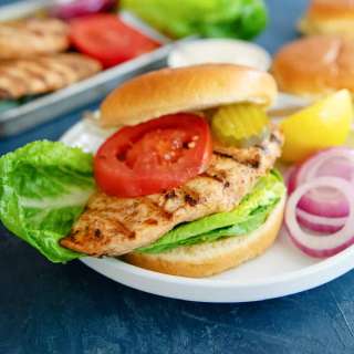 Mediterranean Grilled Chicken Sandwich