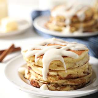 Cinnamon Roll Pancakes