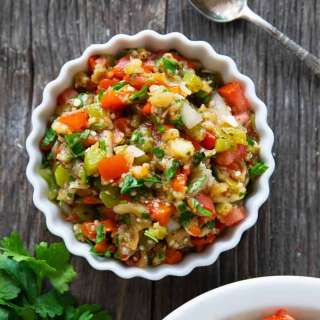 Turkish Smoky Eggplant Salad