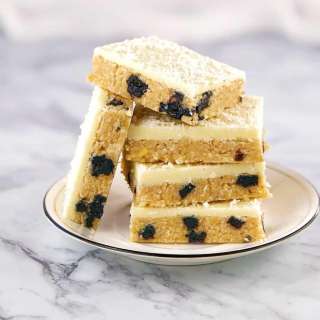 Blueberry Slice With Lemon - No Bake